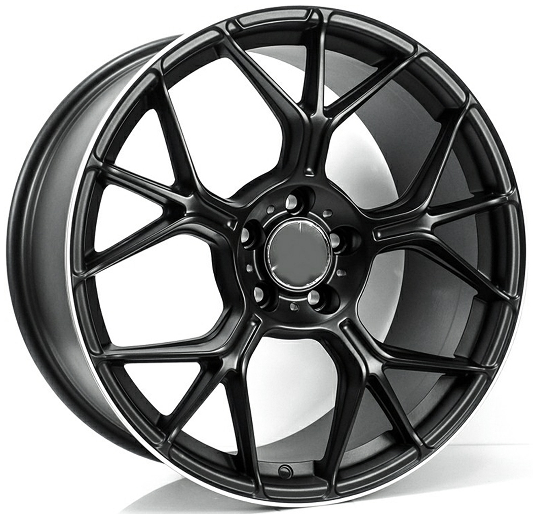 ล้อแม็ก ล้อแม็ก FLOW FORMING GT Coupe ขอบ20นิ้ว กว้าง F8.5นิ้ว R9.5นิ้ว Offset35-38 สีดำด้านขอบเงา