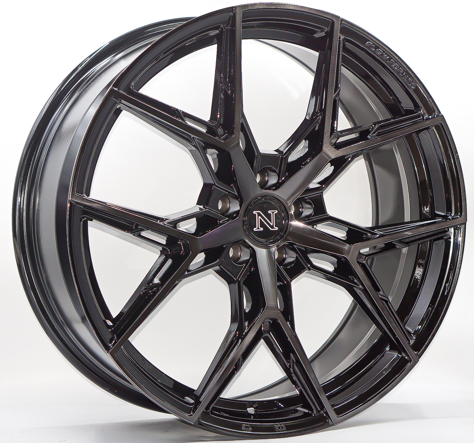 ล้อแม็ก ล้อแม็กใหม่ Naya Alpha S4 ขอบ18นิ้ว กว้าง8.5นิ้ว 5รู120 Offset35 สีดำหน้าแล็คดำ