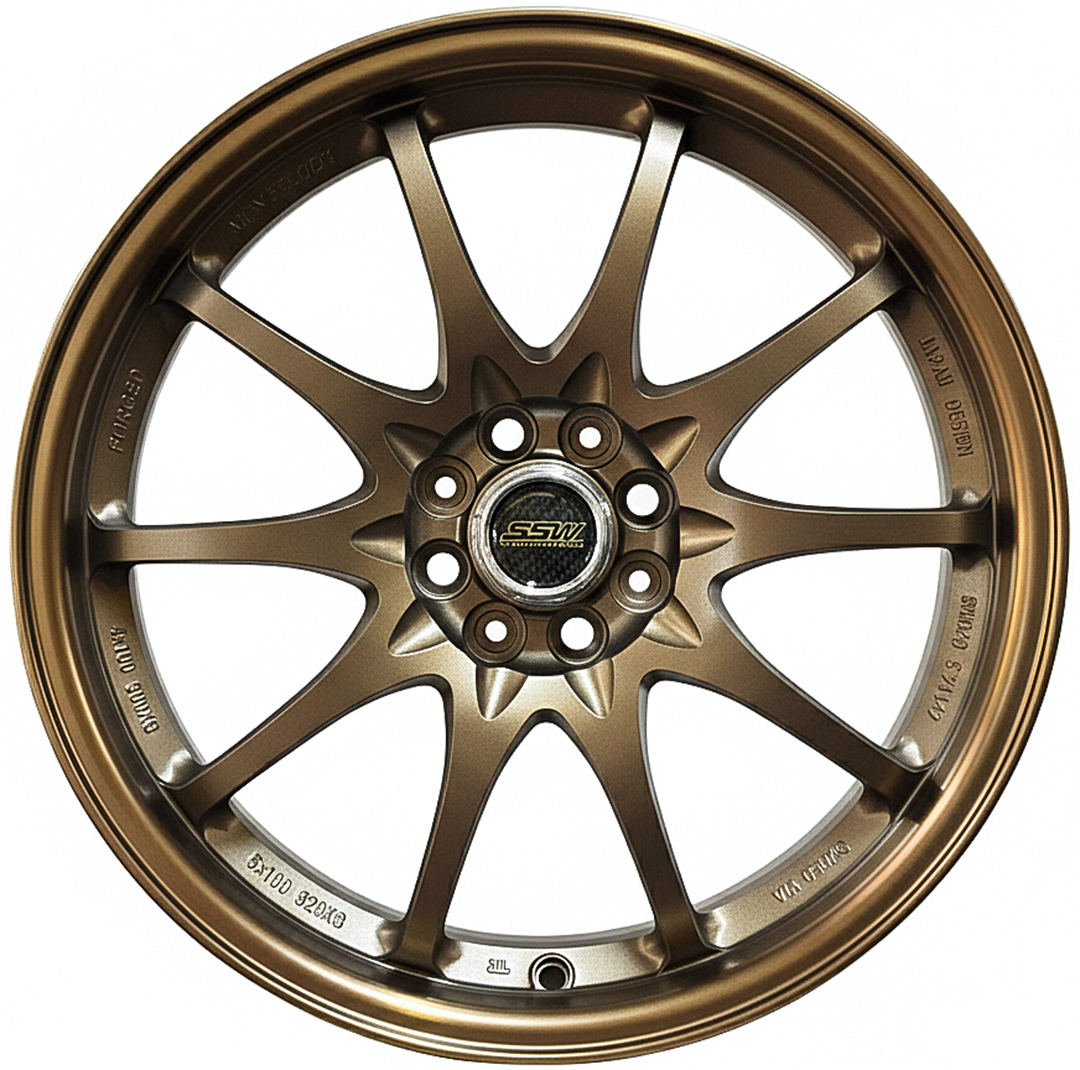 ล้อแม็ก ล้อแม็ก SSW CE28 ขอบ17นิ้ว กว้าง7.5นิ้ว 4รู100 Offset40 สีทองแดงฃ