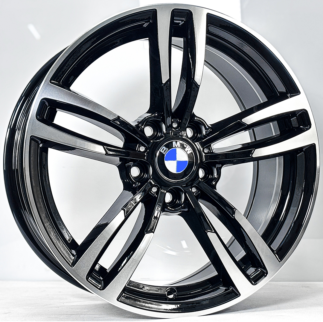 ล้อแม็ก ล้อแม็ก BMW M4 Coupe ขอบ18นิ้ว กว้าง8นิ้ว 5รู120 Offset40 สีดำหน้าเงา