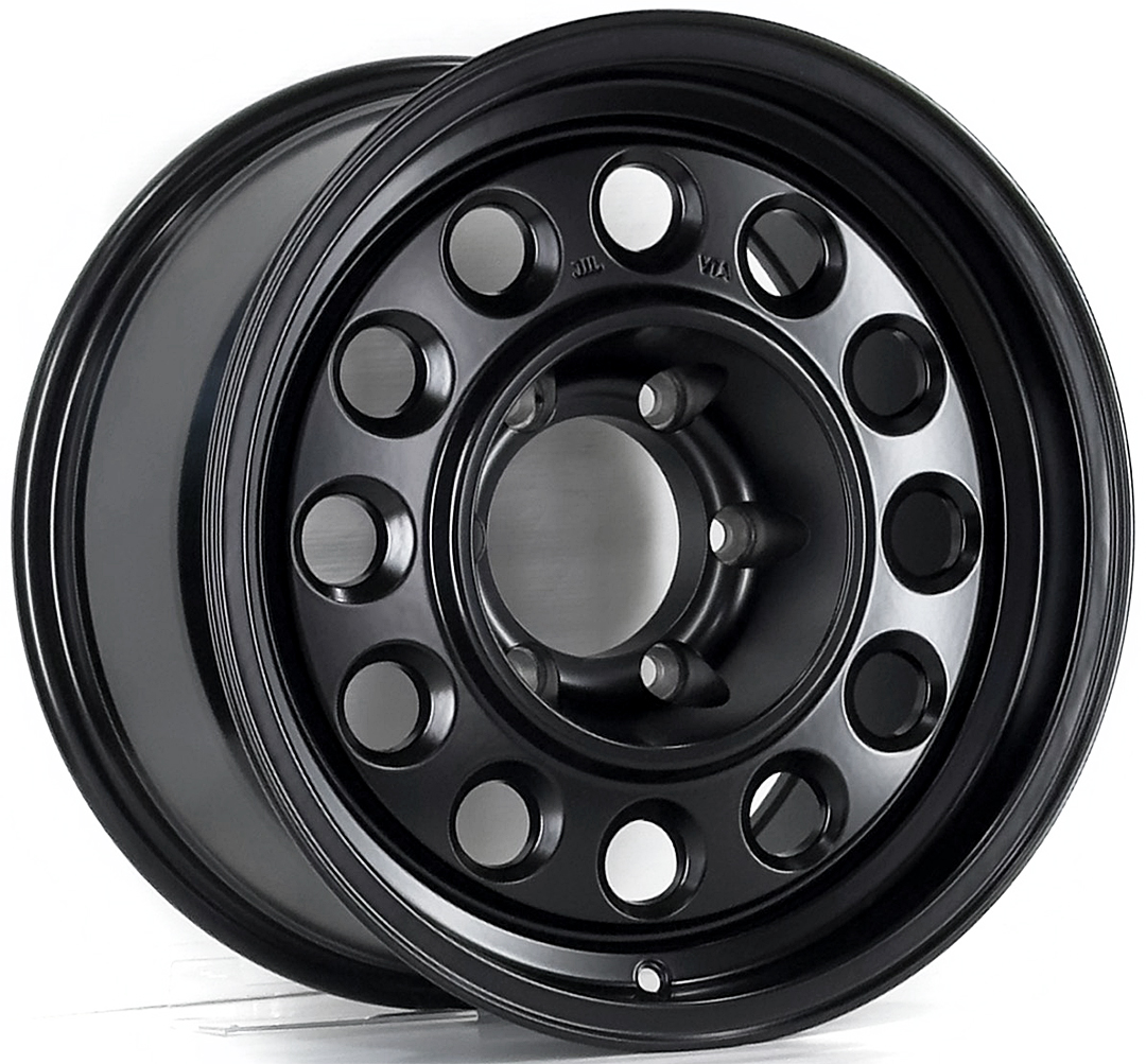 ล้อแม็ก ล้อทรงลุง JAOS ขอบ17นิ้ว กว้าง8นิ้ว 6รู139.7 Offset5 สีดำด้าน