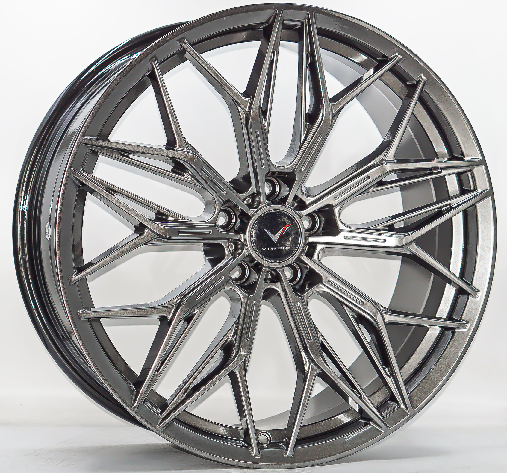 ล้อแม็ก ล้อแม็กใหม่ HR645 ขนาด19นิ้ว กว้าง8.5นิ้ว 5รู108 Offset35 สีไฮเปอร์แบล็ค