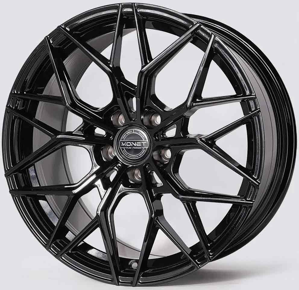 ล้อแม็ก ล้อแม็ก Monet FlowForming 5รู108 Offset35 สีดำ กว้าง8.5 ขอบ18นิ้ว 