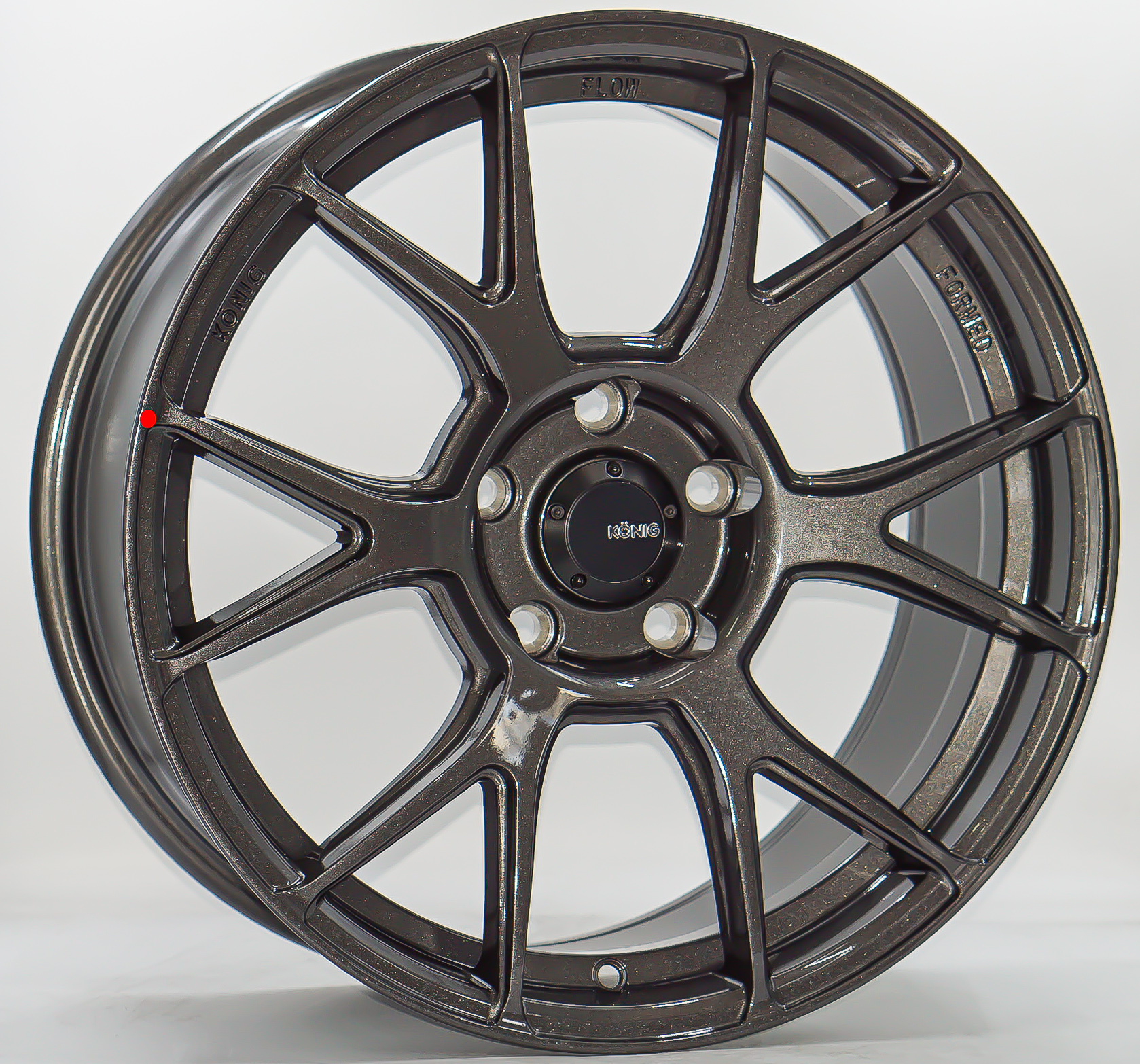 ล้อแม็ก ล้อแม็กใหม่ FlowForming USA Konig Ampliform ขอบ18นิ้ว กว้าง8.5นิ้ว 5รู120 Offset35 สีกันเมทาลิก