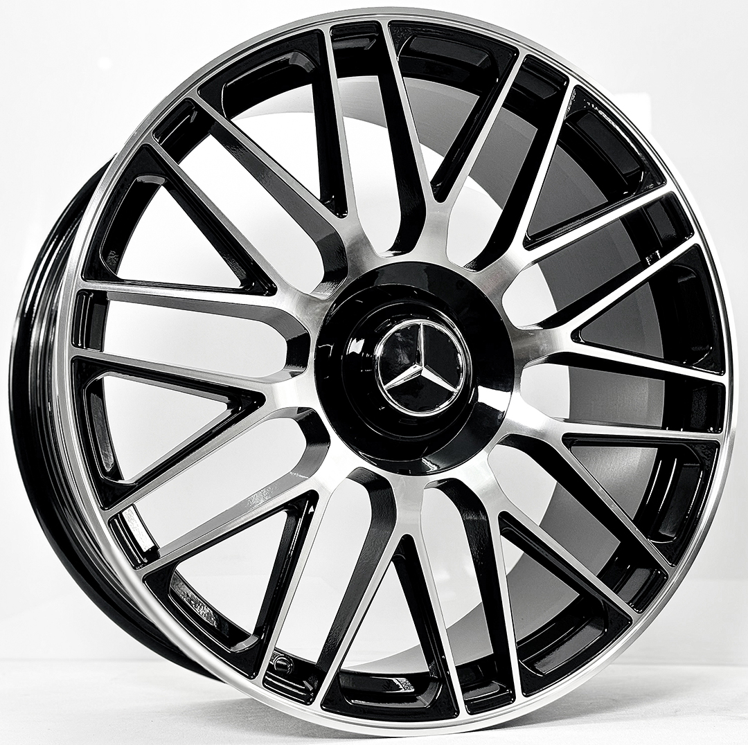 ล้อแม็ก ล้อแม็ก Benz S Coupe ขอบ20นิ้ว กว้าง F8.5นิ้ว R9.5นิ้ว 5รู112 Offset40-45 สีดำหน้าเงา 