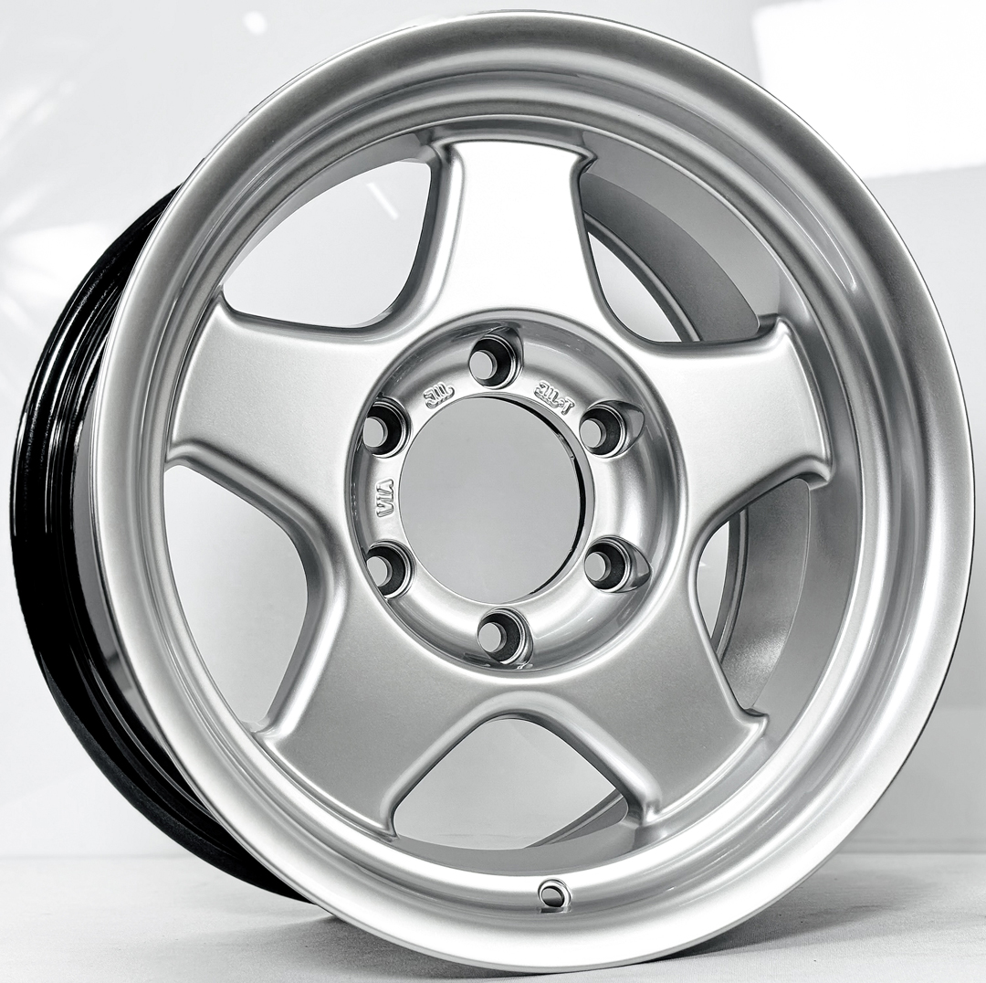 ล้อแม็ก ล้อแม็ก Bradley S323 ขอบ16นิ้ว กว้าง8นิ้ว 6รู139.7 Offset0 สีไฮเปอร์ซิลเวอร์