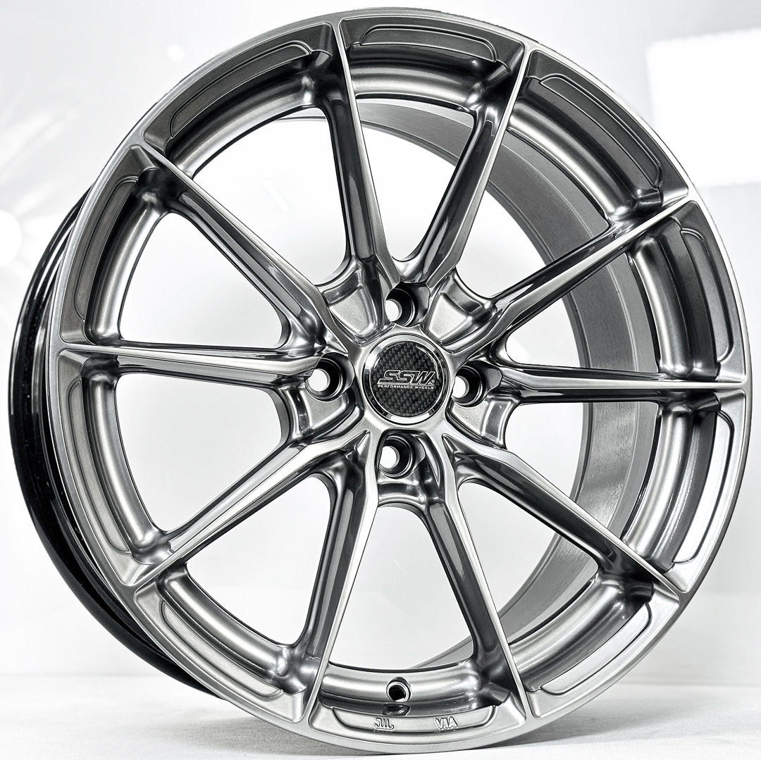 ล้อแม็ก ล้อแม็ก SSW S380 ขอบ17นิ้ว กว้าง8นิ้ว 4รู100 Offset38 สีไฮเปอร์แบล็ค