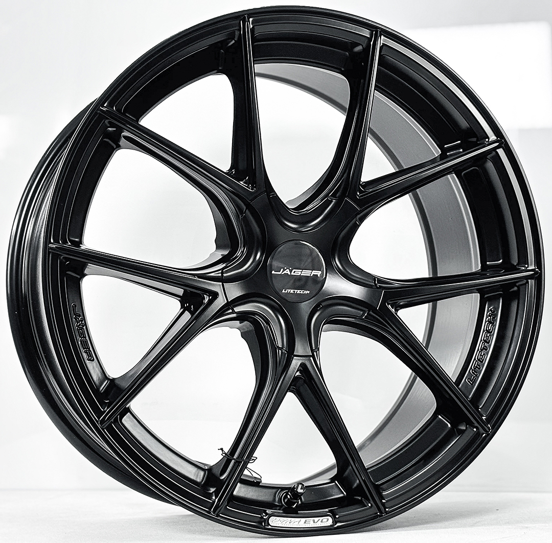ล้อแม็ก ล้อแม็ก Lenso Jager Dyna JAD EVO Litetech+ FlowForming ขอบ17นิ้ว กว้าง7.5นิ้ว 5รู114.3 Offset35 สีดำด้าน