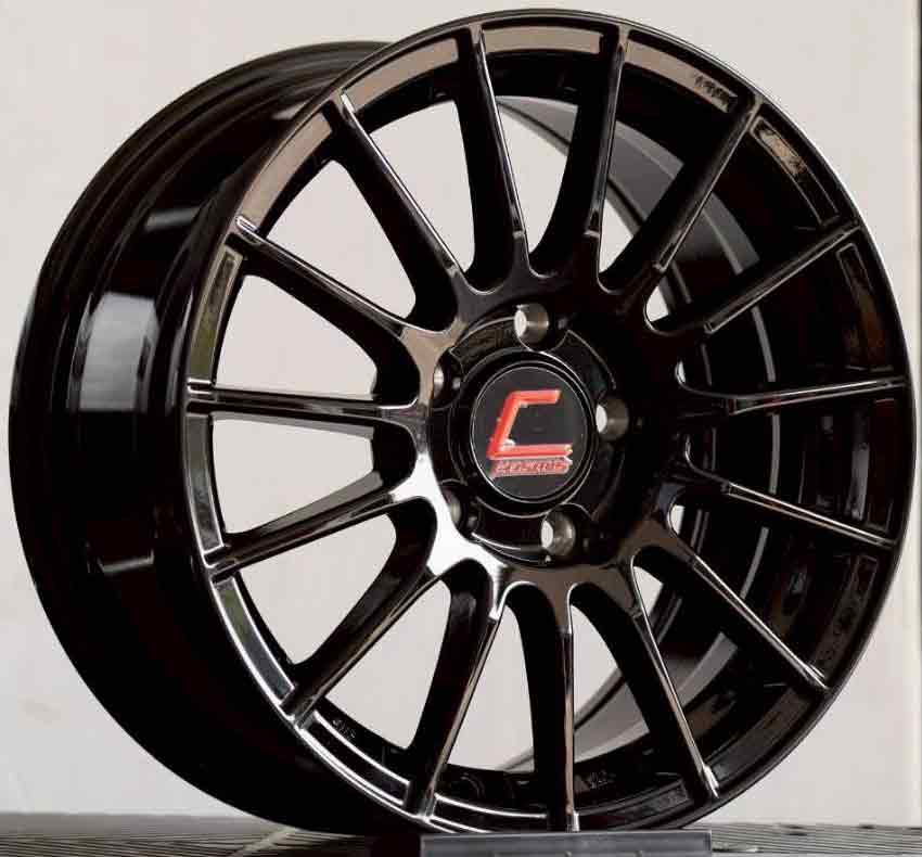 ล้อแม็ก ล้อแม็ก COSMIS RS05RR 5รู114 ET35 สีดำ กว้าง7 ขอบ15นิ้ว