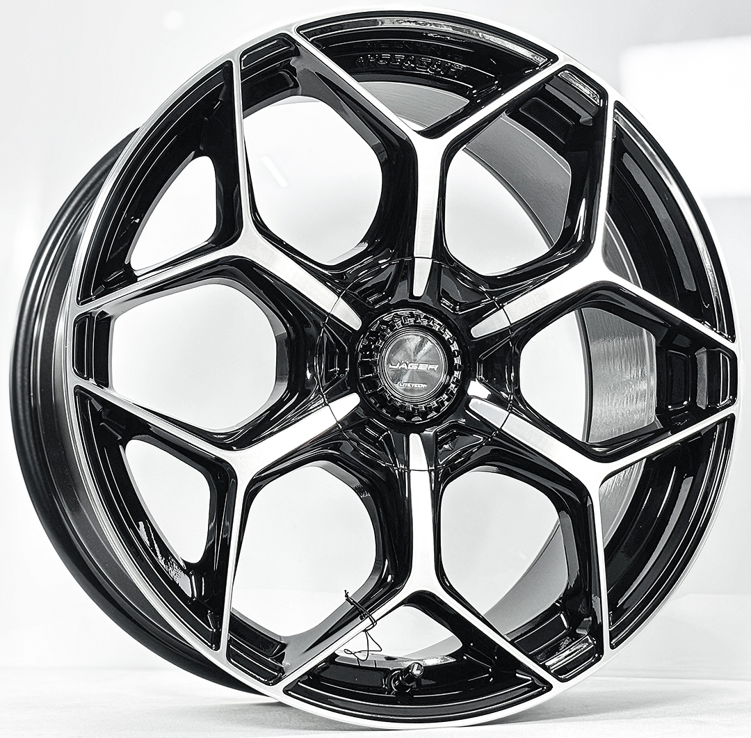ล้อแม็ก ล้อแม็ก Lenso Vamos6 FlowForming LITETECH+ ขอบ19นิ้ว กว้าง8.5นิ้ว 5รู108/120 Offset40 สีดำหน้าเงา
