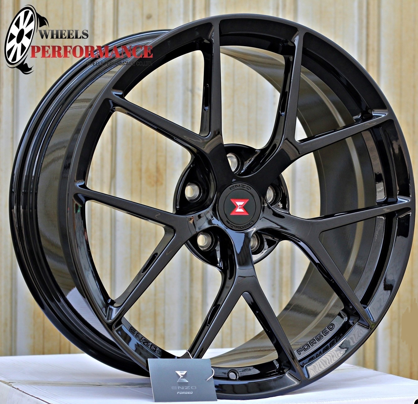 ล้อแม็ก ล้อแม็ก Forged ENZO EZ07 5รู120 ET38 ดำแวว กว้าง9 ขอบ19นิ้ว 