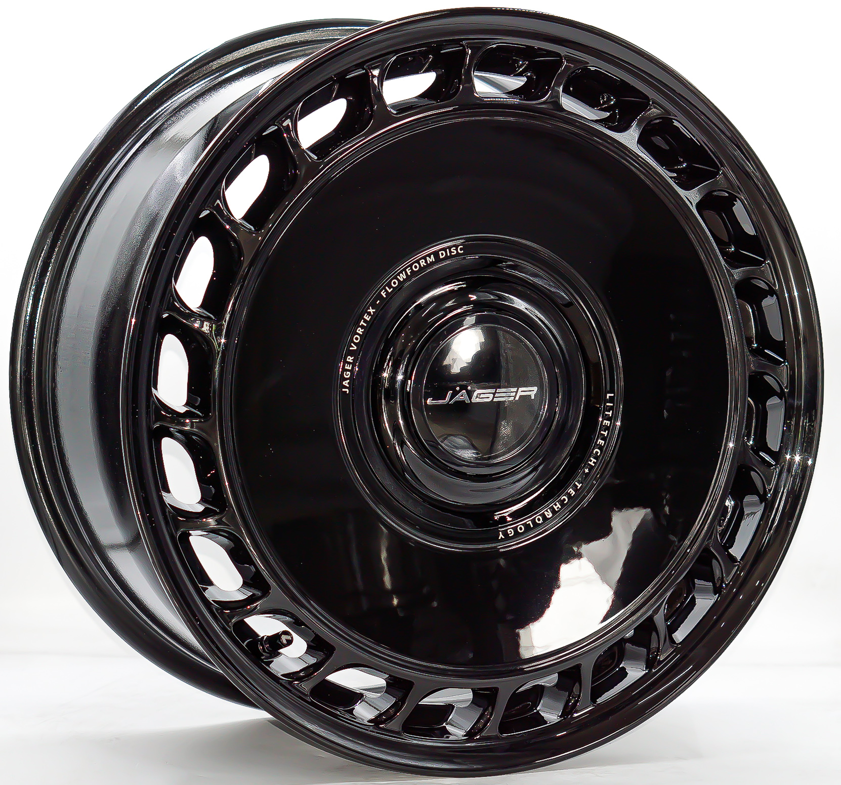 ล้อแม็ก ล้อแม็ก Lenso Jager Vortex Litetech+ Flowforming ขอบ18นิ้ว กว้าง8.5นิ้ว 5รู114.3/108 Offset38 สีดำแวว