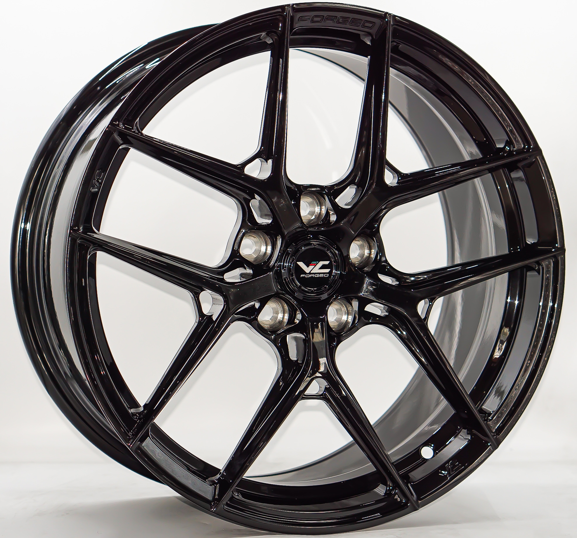ล้อแม็ก ล้อแม็กใหม่ VC FORGED VC03 ขอบ18นิ้ว กว้าง8.5นิ้ว 5รู114.3/112 Offset35 สีดำเงา