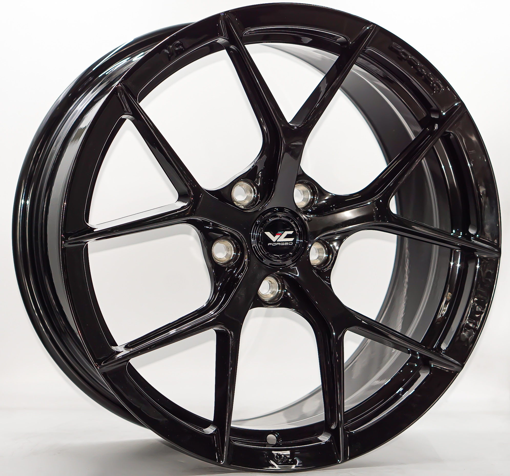 ล้อแม็ก ล้อแม็กใหม่ VC FORGED VC07 ขอบ18นิ้ว กว้าง8.5นิ้ว 5รู114.3/112 Offset35 สีดำเงา