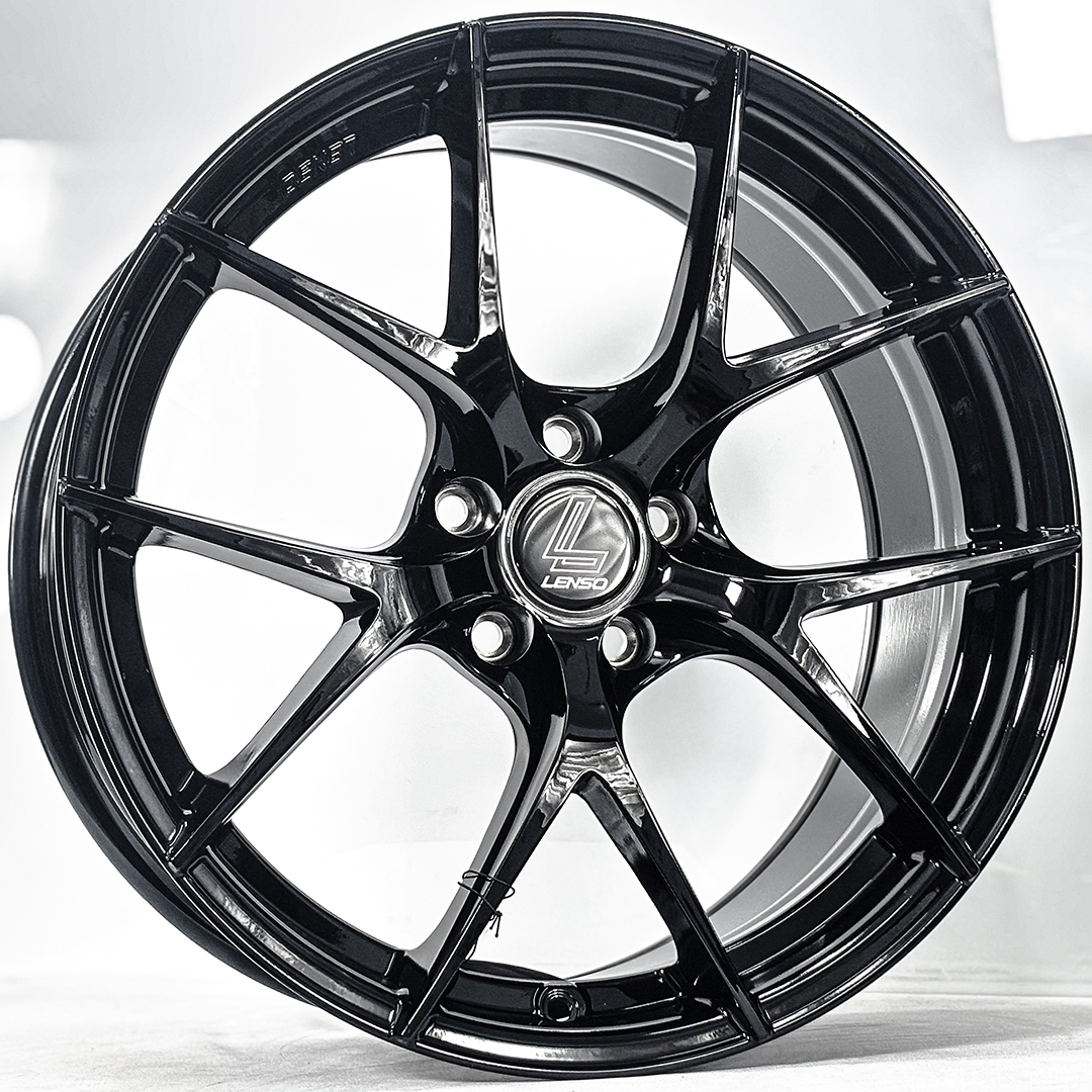 ล้อแม็ก ล้อแม็ก Lenso Jager Dyna JAD ขอบ18นิ้ว กว้าง8.5นิ้ว 5รู108 Offset35 สีดำเงา