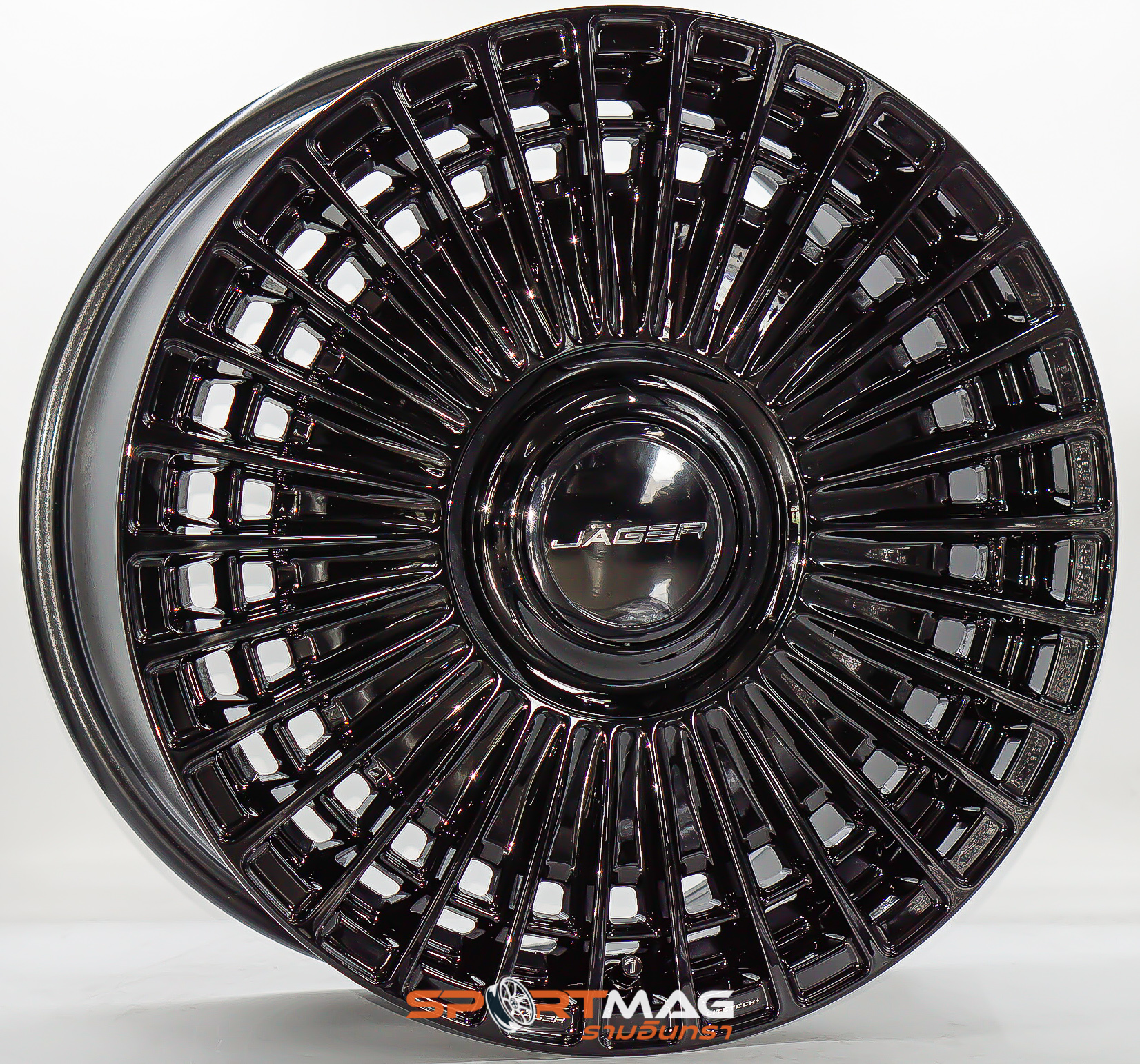 ล้อแม็ก Lenso Jager Nebula Litetech+ Flowforming ขอบ18นิ้ว กว้าง8.5นิ้ว 6รู130 Offset38 สีดำเงา (สเปคไม่ยื่น สำหรับรถตู้) 
