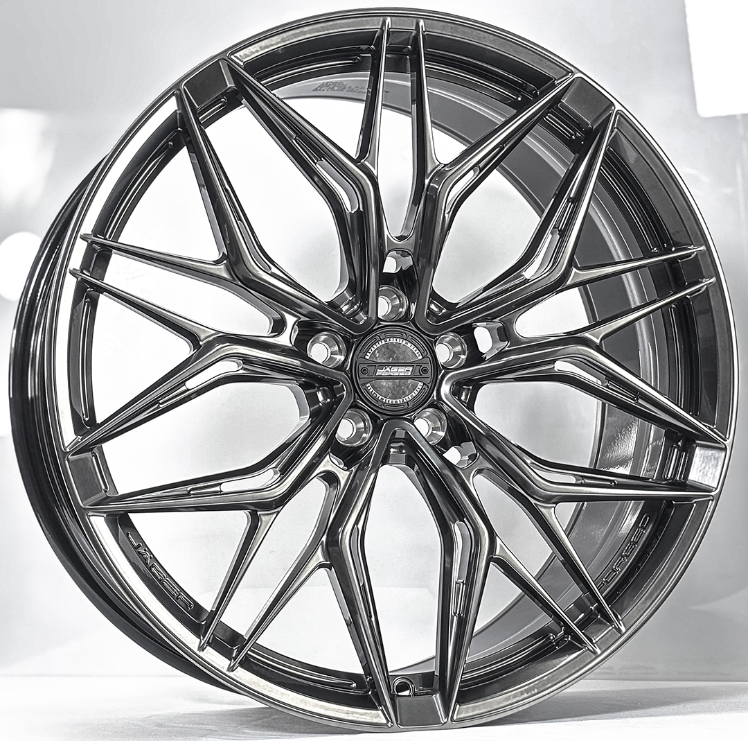 ล้อแม็ก ล้อแม็ก Lenso Jager Forged Jaro ขอบ20นิ้ว กว้าง8.5นิ้ว 5รู108 Offset38 สีไฮเปอร์แบล็ค