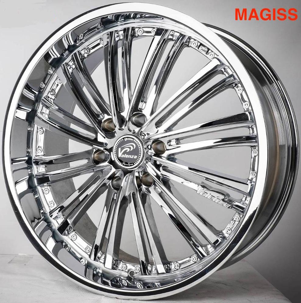 ล้อแม็ก ล้อแม็กซ์ใหม่ Cosmis Valenza Magiss 6รู139.7 ET25 โครเมียม กว้าง9 ขอบ22นิ้ว