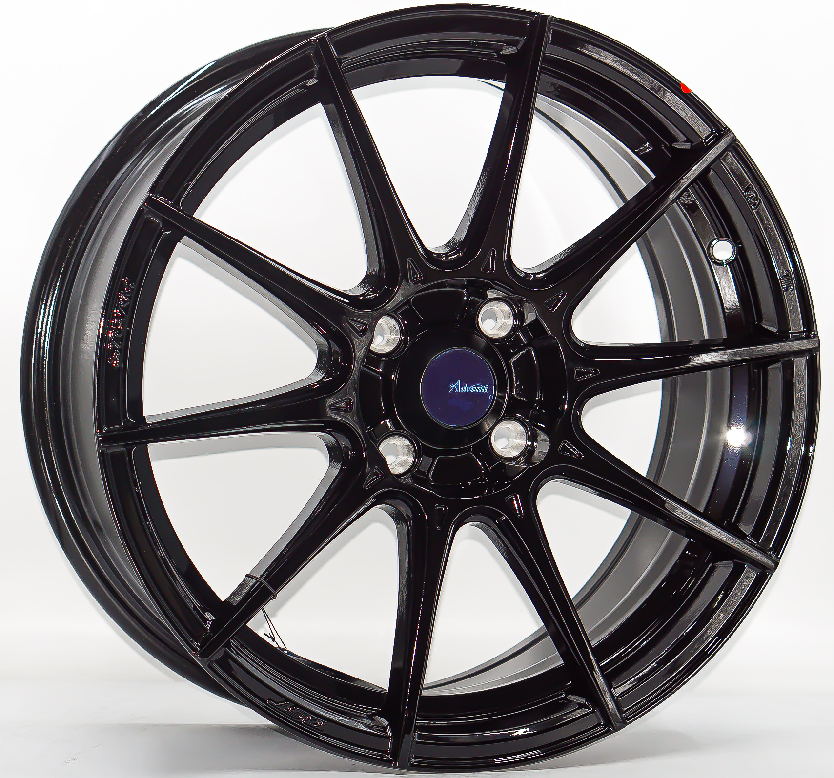 ล้อแม็ก ล้อแม็ก Flowforming Advanti N719DA 4รู100 ET35 ดำแวว กว้าง7 ขอบ15นิ้ว 	