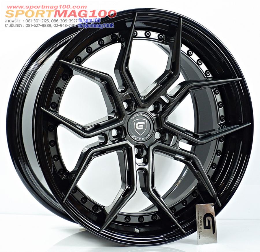 ล้อแม็กแท้2ชิ้น G-Forged GF13 5รู120 สีTitanGreymatt.gbriv.blk Offset32-40 กว้าง F8.5 R9.5 ขอบ19 ล้อแม็กแท้2ชิ้น G-Forged GF13 5รู120 สีTitanGreymatt.gbriv.blk Offset32-40 กว้าง F8.5 R9.5 ขอบ19