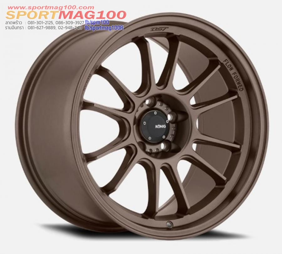 ล้อแม็กใหม่เบาสุดๆ USA Konig N781D สีทอง 5รู114 Offset35 กว้าง8.5 ขอบ18