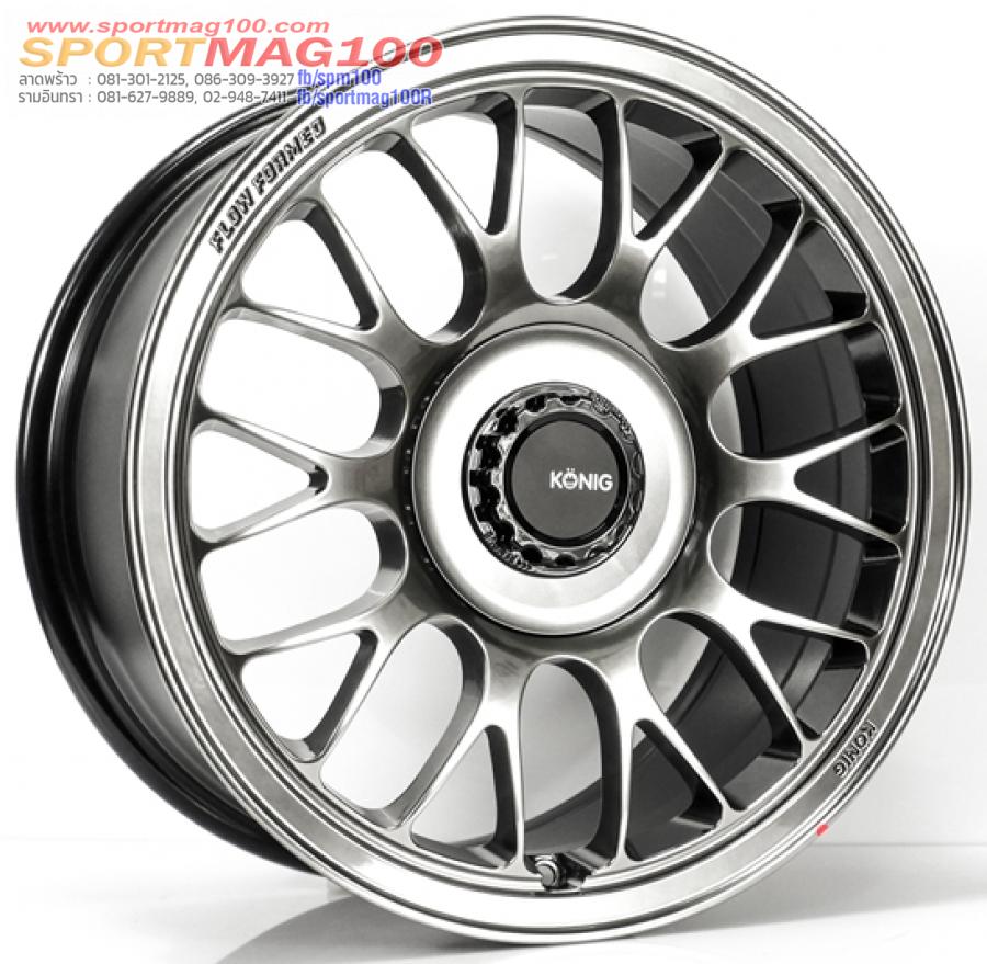 ล้อแม็กใหม่แท้ USA Konig MRK1 5รู100 สีHyperCarbon Offset36 กว้าง8 ขอบ17 ล้อแม็กใหม่แท้ USA Konig MRK1 5รู100 สีHyperCarbon Offset36 กว้าง8 ขอบ17