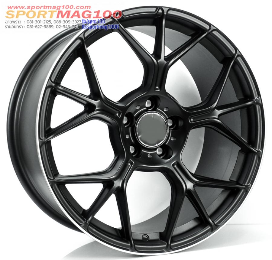 ล้อแม็กใหม่ FLOW FORMING GT Coupe ขอบ 19 5รู112 กว้าง F8.5 R9.5 Offset35-38 สีดำด้านขอบเงา ล้อแม็กใหม่ FLOW FORMING GT Coupe ขอบ 19 5รู112 กว้าง F8.5 R9.5 Offset35-38 สีดำด้านขอบเงา
