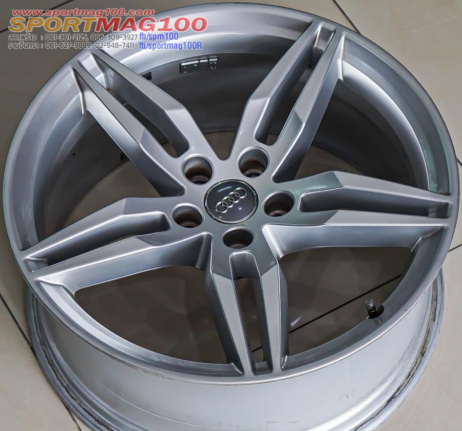 ล้อแม็กซ์มือสองแท้ Audi A5 5รู112 ET32 ซิลเวอร์ 8.5-19นิ้ว(รามอินทรา) ล้อแม็กซ์มือสองแท้ Audi A5 5รู112 ET32 ซิลเวอร์ 8.5-19นิ้ว(รามอินทรา)
