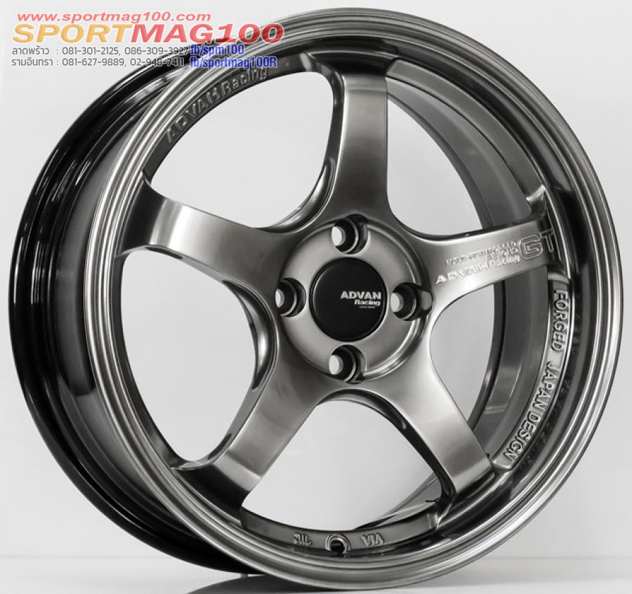ล้อแม็ก Flowforming Advan GT ขอบ 16 กว้าง 7นิ้ว 4รู100 Offset35 สีไฮเปอร์แบล็ค ล้อแม็ก Flowforming Advan GT ขอบ 16 กว้าง 7นิ้ว 4รู100 Offset35 สีไฮเปอร์แบล็ค