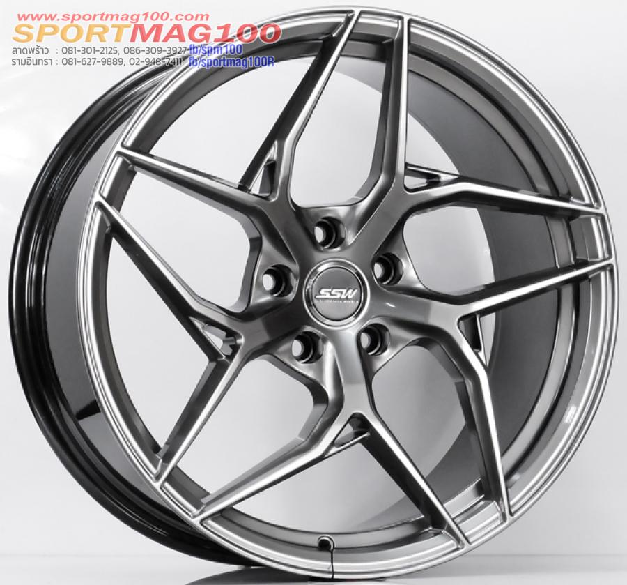 ล้อแม็ก SSW S369 ขอบ 19 กว้าง F8.5 R9.5นิ้ว 5รู114.3 Offset35-38 สีไฮเปอร์แบล็ค ล้อแม็ก SSW S369 ขอบ 19 กว้าง F8.5 R9.5นิ้ว 5รู114.3 Offset35-38 สีไฮเปอร์แบล็ค