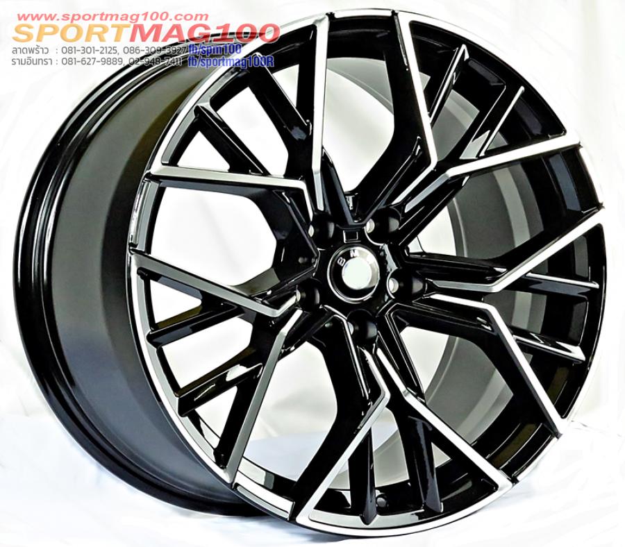 ล้อแม็ก Msport 1398 ขอบ 20 กว้าง F8.5 R9.5นิ้ว 5รู112 Offset23-38 สีดำหน้าเงา ล้อแม็ก Msport 1398 ขอบ 20 กว้าง F8.5 R9.5นิ้ว 5รู112 Offset23-38 สีดำหน้าเงา