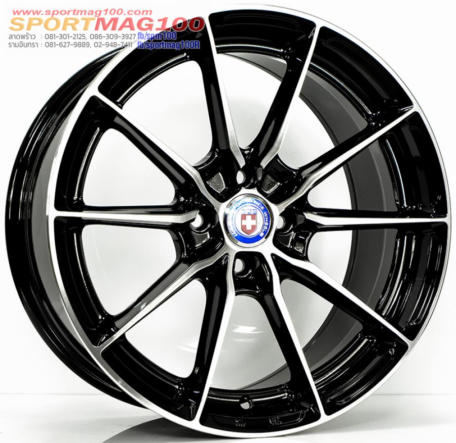 ล้อแม็ก SSW HRE S380 ขอบ 17 กว้าง 8นิ้ว 4รู100 Offset38 สีดำหน้าเงา ล้อแม็ก SSW HRE S380 ขอบ 17 กว้าง 8นิ้ว 4รู100 Offset38 สีดำหน้าเงา