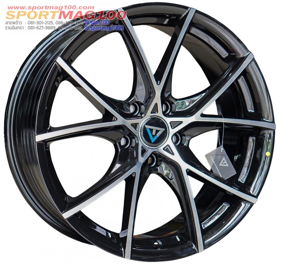 ล้อแม็ก FlowForming VLF52 ขอบ 18นิ้ว กว้าง 8นิ้ว 5รู114/112 Offset38 สีดำหน้าเงา ล้อแม็ก FlowForming VLF52 ขอบ 18นิ้ว กว้าง 8นิ้ว 5รู114/112 Offset38 สีดำหน้าเงา