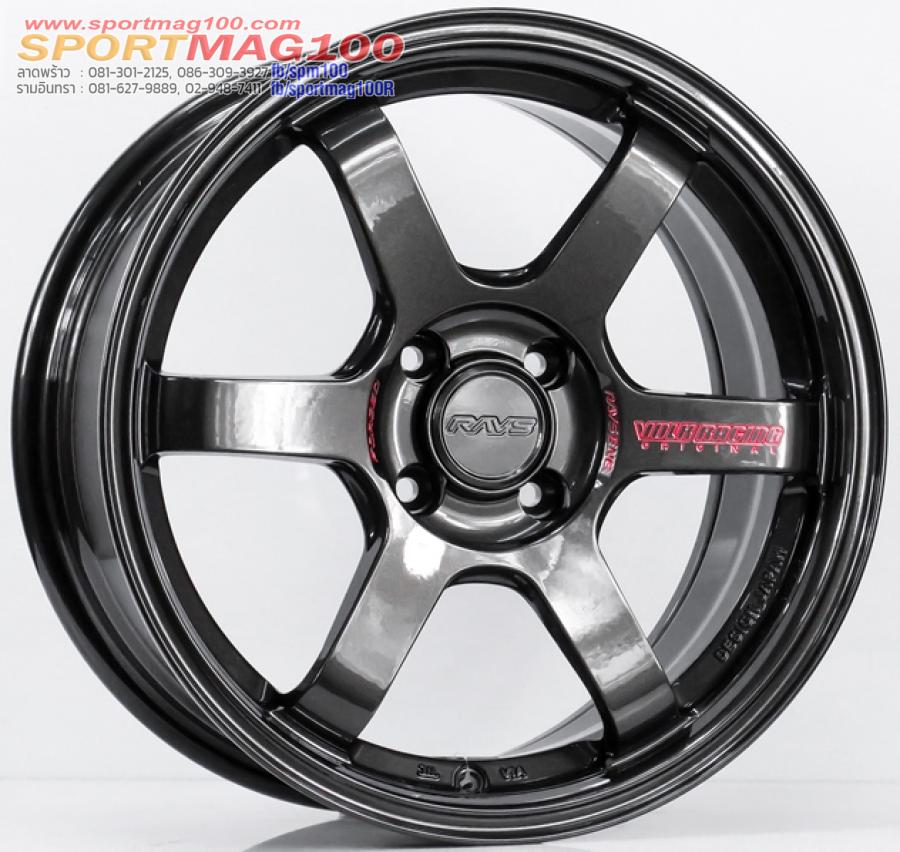 ล้อแม็ก AOW TE37 Sonic FlowForming ขอบ 15 กว้าง 7นิ้ว 4รู100 Offset35 สีไดมอนด์แบล็คหยอดแดง ล้อแม็ก AOW TE37 Sonic FlowForming ขอบ 15 กว้าง 7นิ้ว 4รู100 Offset35 สีไดมอนด์แบล็คหยอดแดง