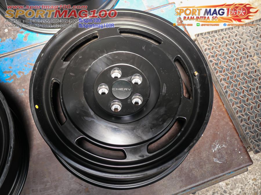 ล้อแม็กติดรถ Chery V23 ขอบ19 5รู108 ดำด้าน กว้าง 7.5 Offset43 (รามอินทรา) ล้อแม็กติดรถ Chery V23 ขอบ19 5รู108 ดำด้าน กว้าง 7.5 Offset43 (รามอินทรา)