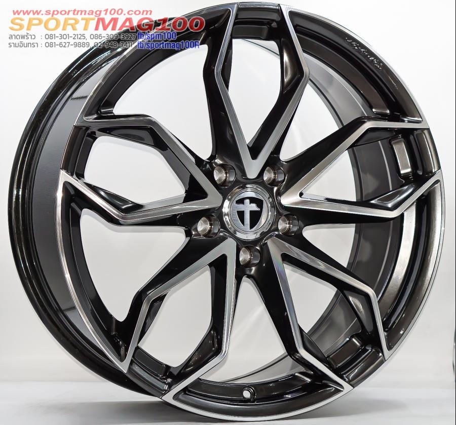 ล้อแม็ก Tomason TN22 5รู120 ET35 ไฮเปอร์แบล็คหน้าเงา กว้าง8.5 ขอบ20นิ้ว