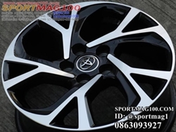 ล้อแม็กป้ายแดงแท้ Toyota CHR 5รู114 ดำหน้าเงา 7-17นิ้ว(ลาดพร้าว)