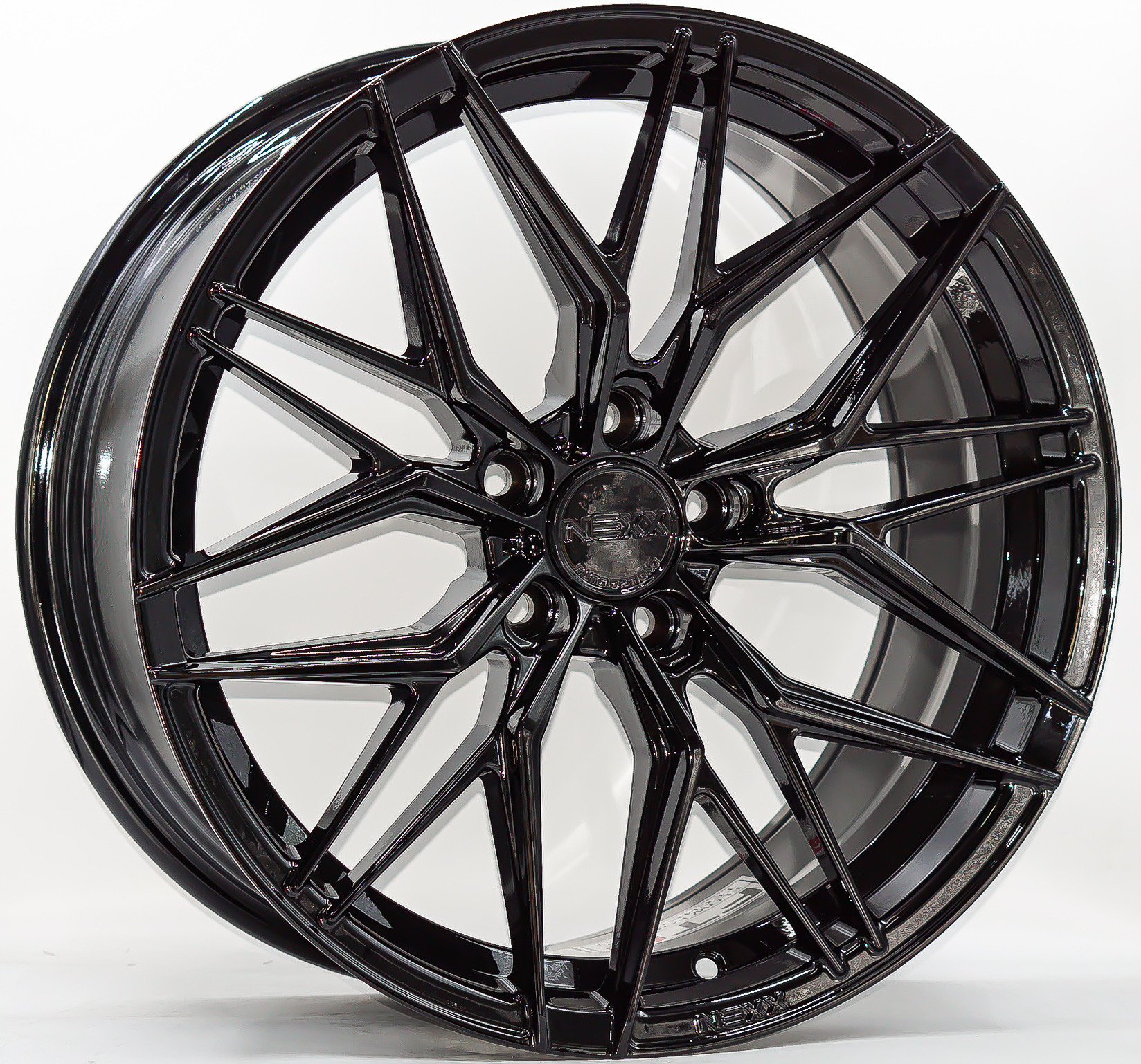 ล้อแม็กใหม่เบา FlowForming NEXX XX03 5รู100 ET35 ดำแวว 8.5-18นิ้ว(สำหรับ Beetle ตัวแรก)