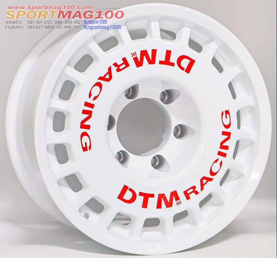 ล้อแม็ก Lenso DTM ขอบ16นิ้ว 6รู139.7 ET20 ขาว กว้าง8นิ้ว 