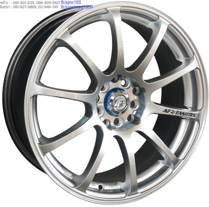 ล้อแม็ก Advan RS 107 5รู100/114 ไฮเปอร์ซิลเวอร์  กว้าง7 ขอบ17นิ้ว