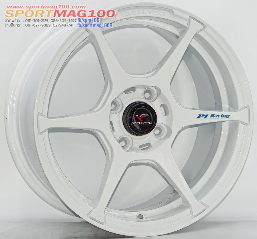 ล้อแม็กใหม่เบา FlowForming Yachiyoda SX9 P1 4รู100 สีขาว 7-15นิ้ว 
