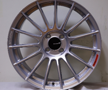 ล้อแม็กใหม่เบา FlowForming RS05RR 4รู100 ET35 สีซิลเวอร์ 8-17นิ้ว