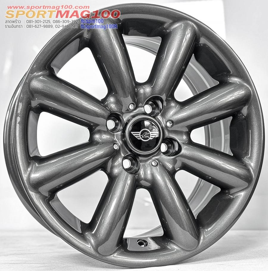 ล้อแม็ก MINI One ขอบ15นิ้ว 3340 4รู100 ET35 สีเทา กว้าง 7นิ้ว