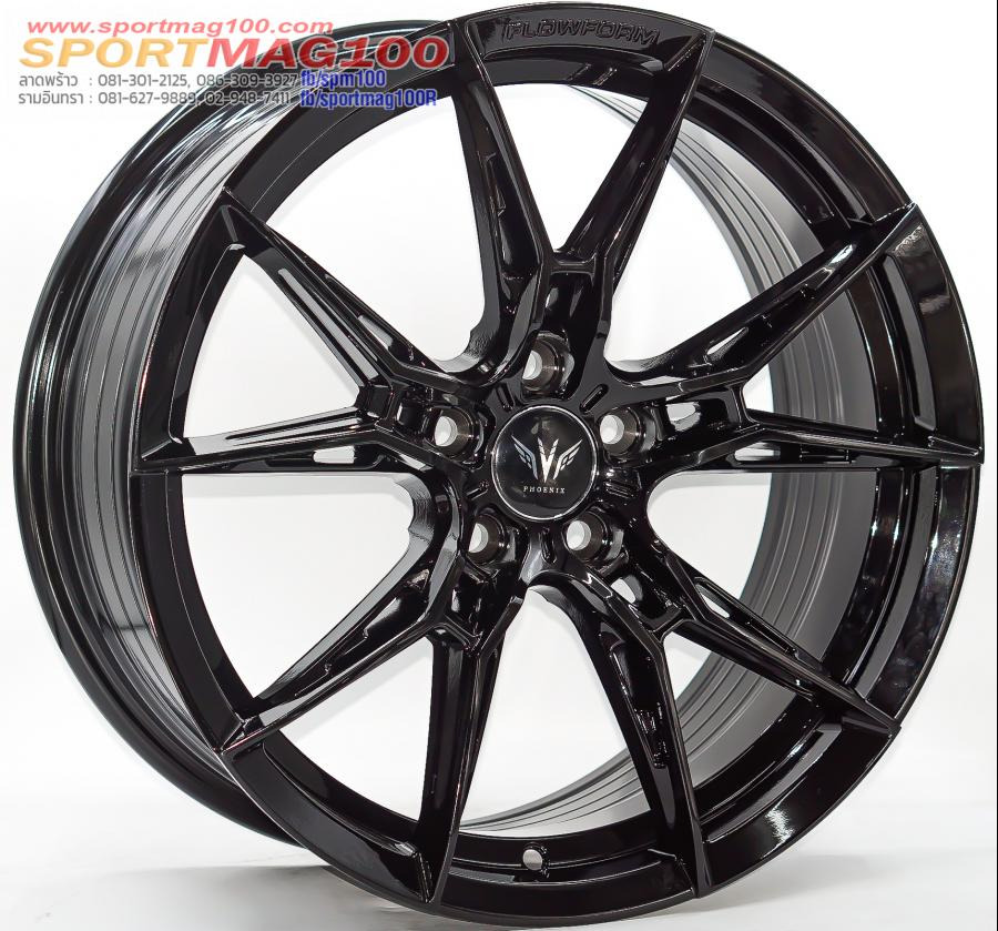 ล้อแม็ก WP FF050 5รู114/112 ET35 สีดำแวว กว้าง7.5 ขอบ17นิ้ว 