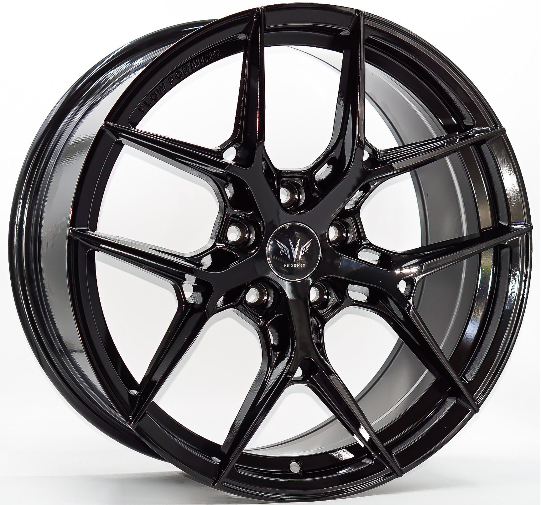 ล้อแม็ก FlowForming WP HR083 ขอบ18นิ้ว กว้าง8นิ้ว 5รู100 Offset35 สีดำเงา(สำหรับ Beetle ตัวแรก)