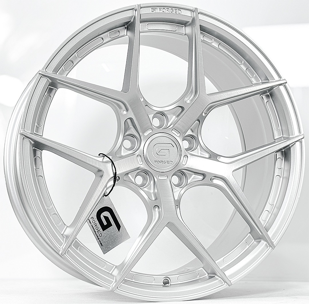 ล้อแม็กแท้ G-Forged GF01M 5รู112/114.3 สีBrushSilverMatt 8.5-18นิ้ว