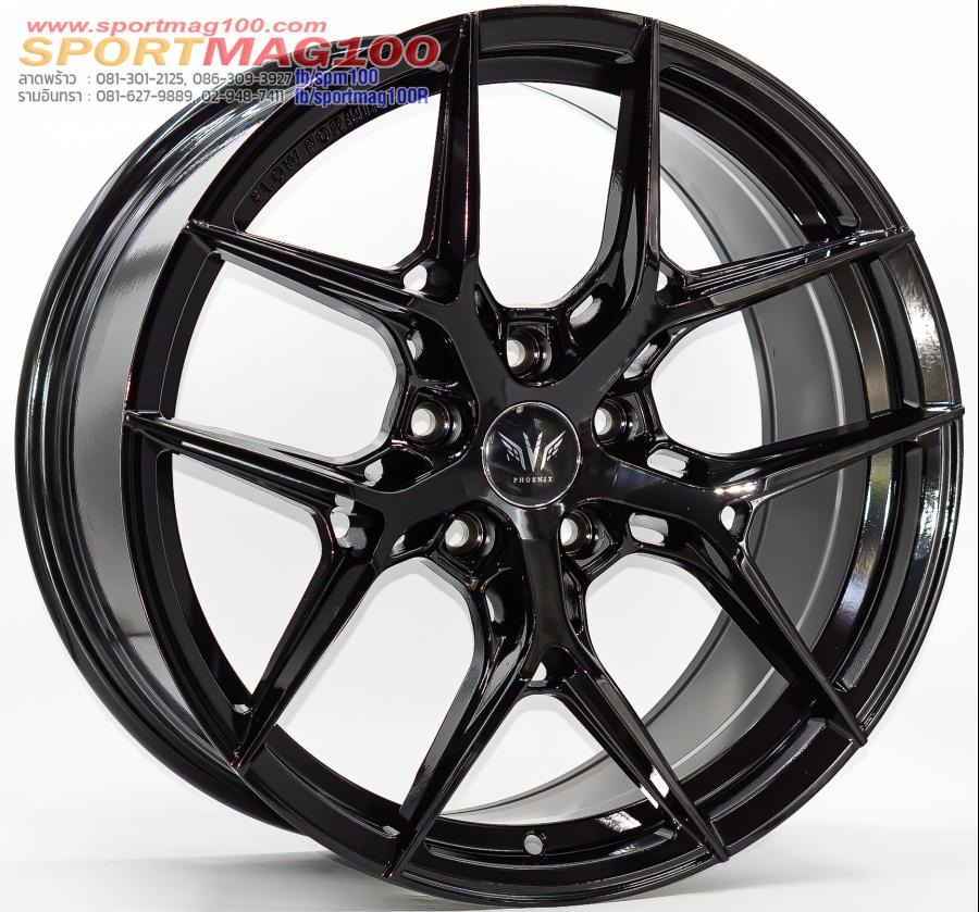 ล้อแม็กใหม่ FlowForming WP HP083 5รู114/112 ET35 สีดำ 8.5-18นิ้ว 