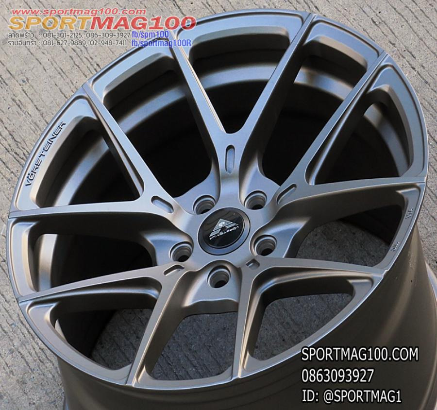 ล้อแม็กมือสอง Vorsteiner 5รู114/112 สีเทา กว้าง F8.5 R9.5 ขอบ19(ลาดพร้าว)