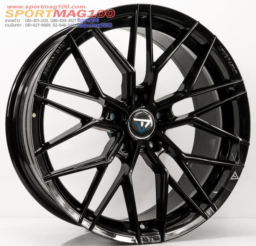 ล้อแม็กใหม่เบา FlowForming VLF06 5รู112/114 Offset38 ดำเงา เพียง4900 กว้าง8 ขอบ18