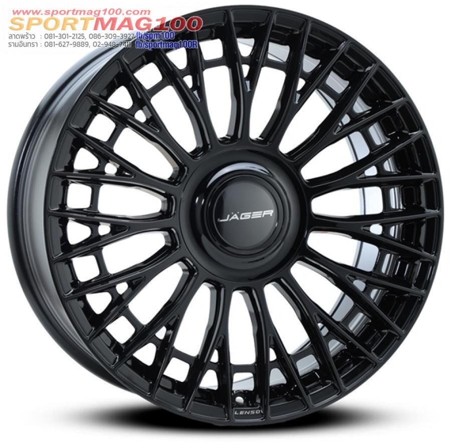 ล้อแม็ก Lenso Jager Apollo ขอบ 20 กว้าง 9นิ้ว 6รู139 Offset15 สีดำเงา